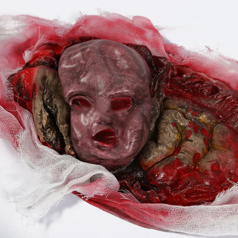 Halloween Blood Bandage for Haunted House Bar KTV Decoration Large Intestine Death Baby Waist Bandage Tricky Scary Props