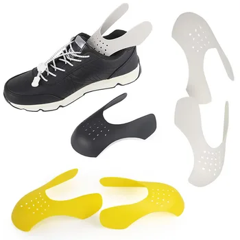 

1 Pair Practical Shaper Anti Crease Toe Cap Support Universal Sneaker Shield Keeping Bending Crack Protector Shoe Stretcher