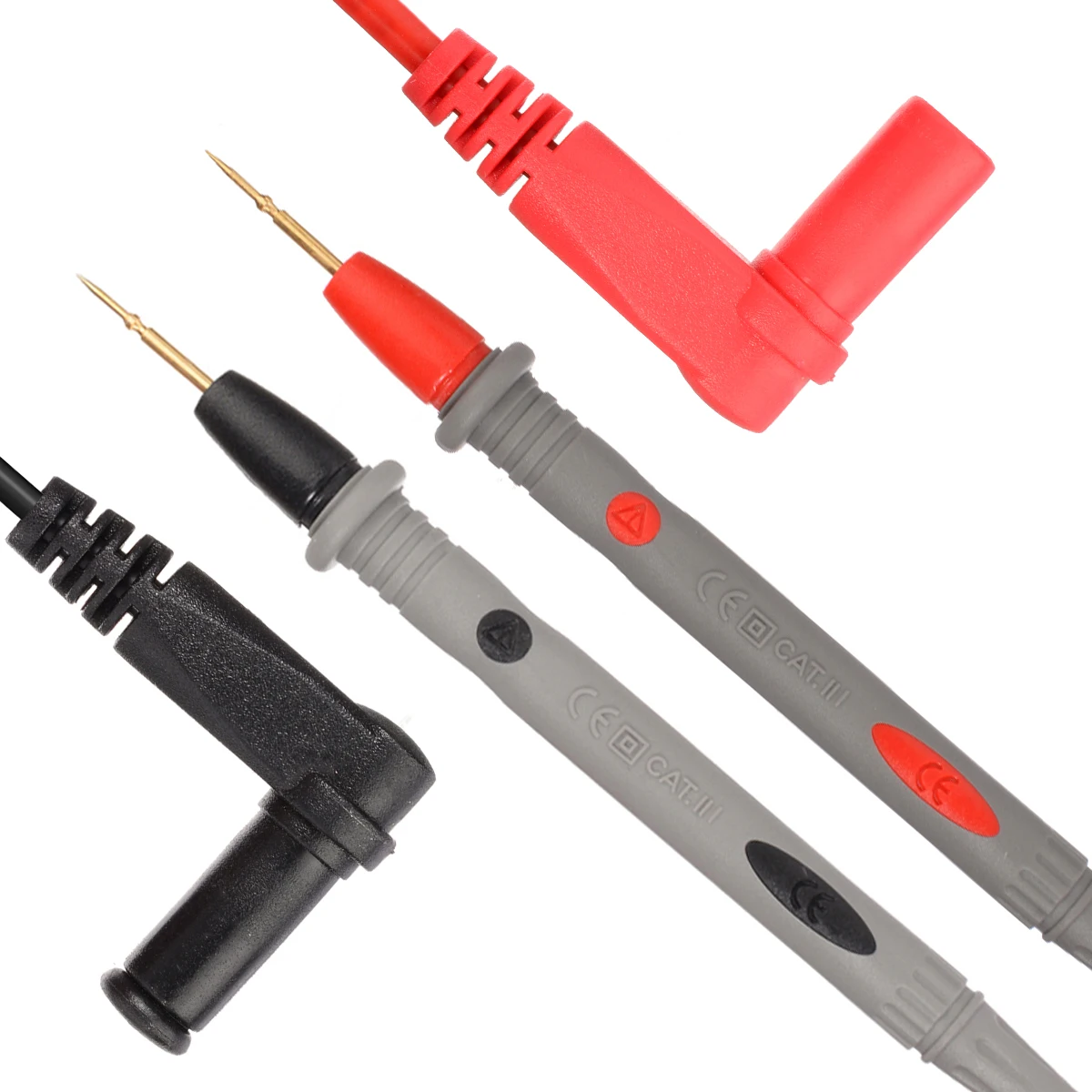 Durable 20A 1000V Test Lead Kit Gilded Sharp Needle Probe Multimeter Test Lead With Alligator Clip for Digital Multimeter Tester