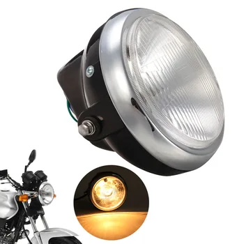 

7 inch Motorcycle Front Headlight Head Light Lamp Headlamp For Yamaha YBR125 YBR 125 2002-2013 2003 2004 2005 2006 2007 2008