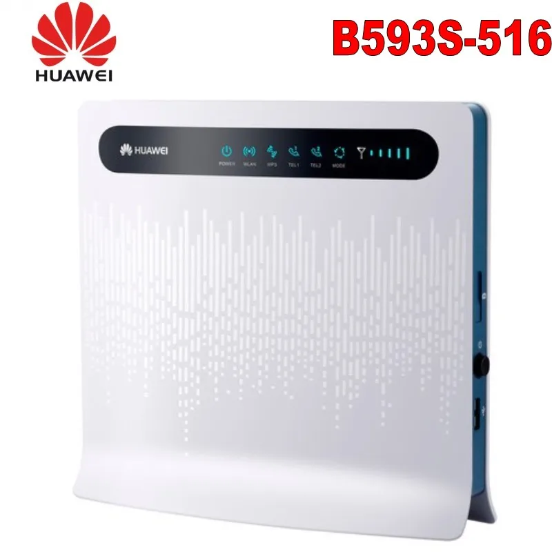 HUAWEI B593s-516 4 аппарат не привязан к оператору сотовой связи FDD-LTE 850/900/1700/1900/AWS/2600(Band2/4/7/8/26) МГц DC-HSPA+ UTMS850/900/AWS/1900 МГц CPE беспроводной ворота