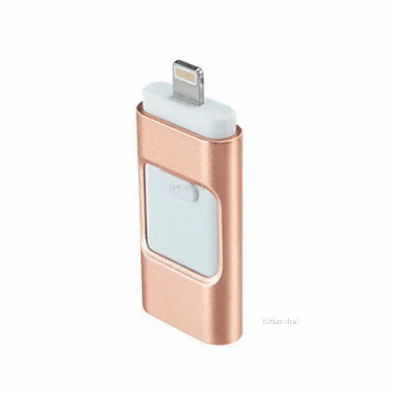 Новинка! 3 in1 Usb флеш-накопитель 8 gb 16 gb 32 ГБ, 64 ГБ и 128 ГБ для iPhone 5/5S/5c/6/6 S Plus/ipad i-Flashdrive накопитель/Otg Usb флэш-накопитель