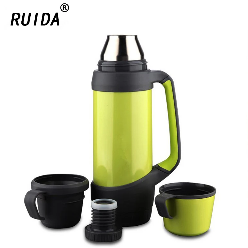 

Thermocup with Double Wall 1.2L Vacuum Flask Stainless Steel Thermos Mug 3 Colors Insulated Cups Water Bottles WL032