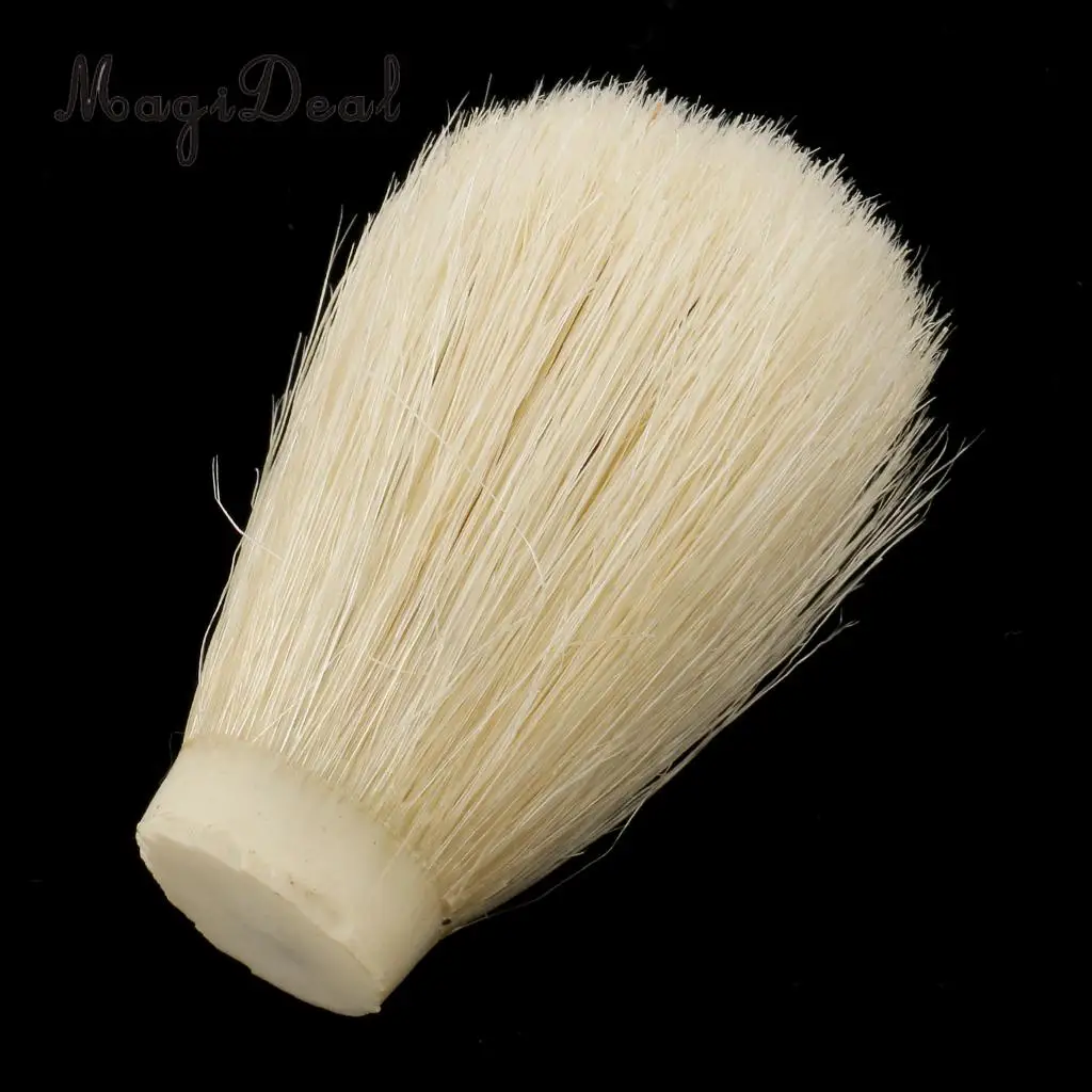 MagiDeal Men Beard Shave for Shaving Brush Replacement Head Knot Size Wet Shaver Tool Barber Salon Men Facial Beard Cleaning
