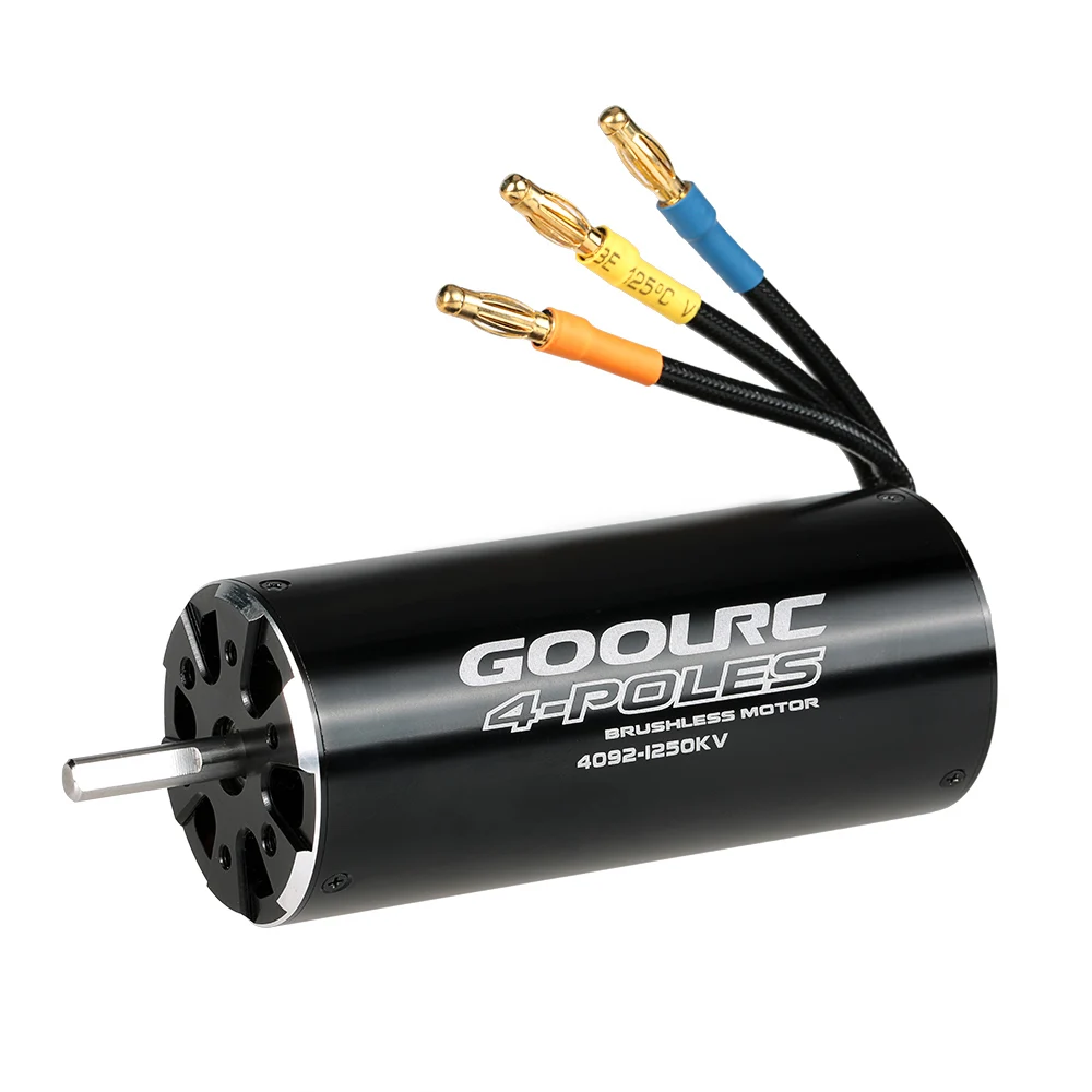 

GoolRC Original 4092 1250KV Brushless Motor and 40-L Water Cooling Jacket Combo Set for 1000mm (or Above) RC Boat RC Parts