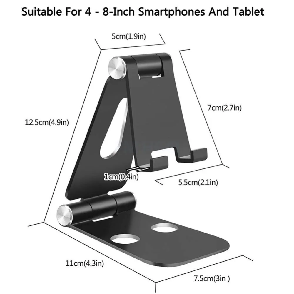  Multifunction Rotary Tablet PC Smartphone Stand Foldable Mobile Phone Mount Universal Phone Holder 