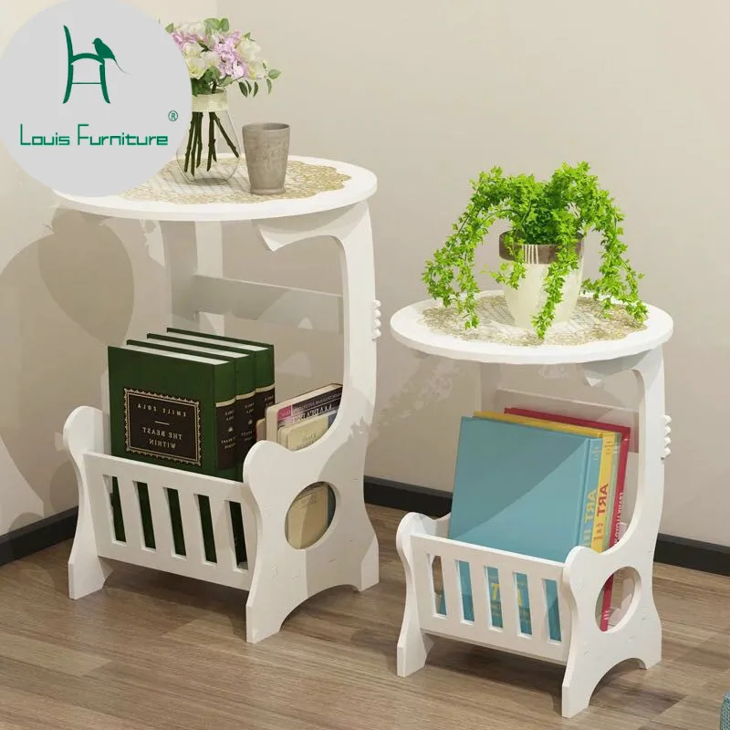 

Louis Fashion European style Modern Simple Small Bedroom Sitting Room Mini Storage Receive Waterproof Tea Table