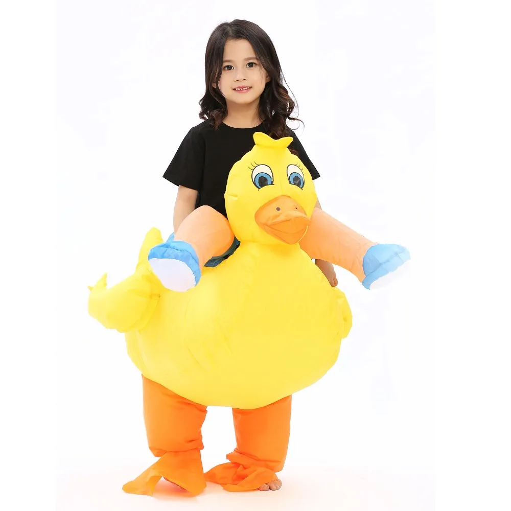 Inflatable Yellow Duck Costume (8)