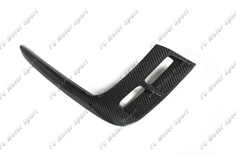 2015-2018 Bentley Bentayga Mulliner Carbon Package Style Front Bumper Air Duct Intake Addon Cover Canards CF (2)