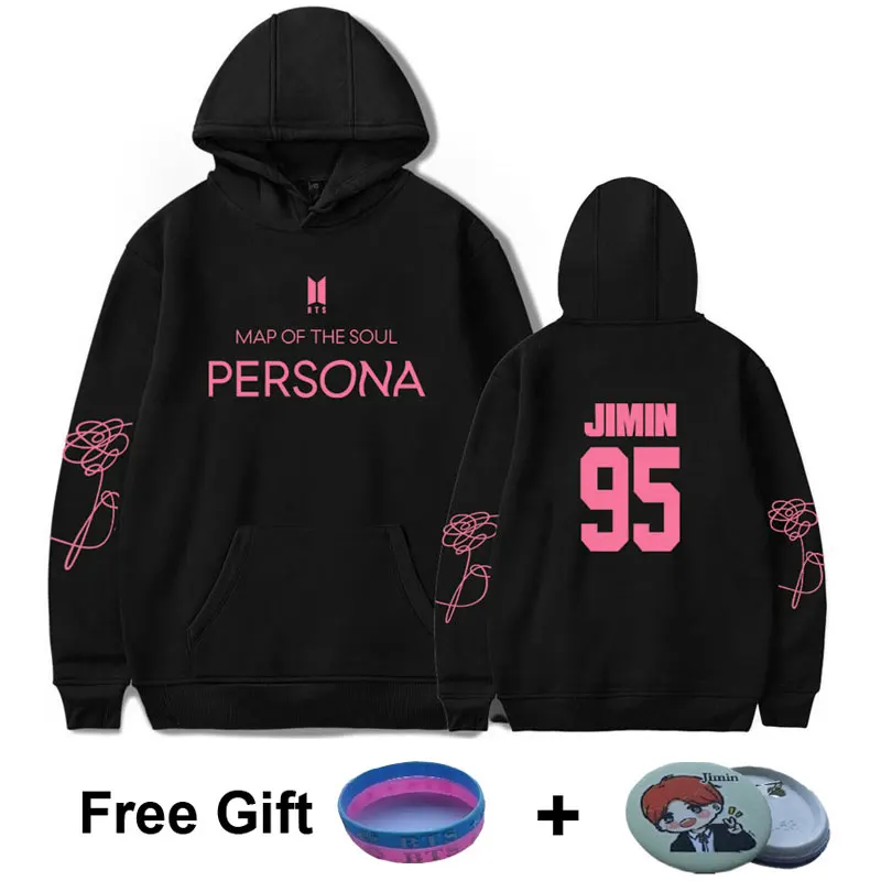 

BTS album MAP OF THE SOUL : PERSONA Kpop Women Hoodies Sweatshirt JIMIN Korea Style Winter Oversized Hoodie Sweatshirt Clothes