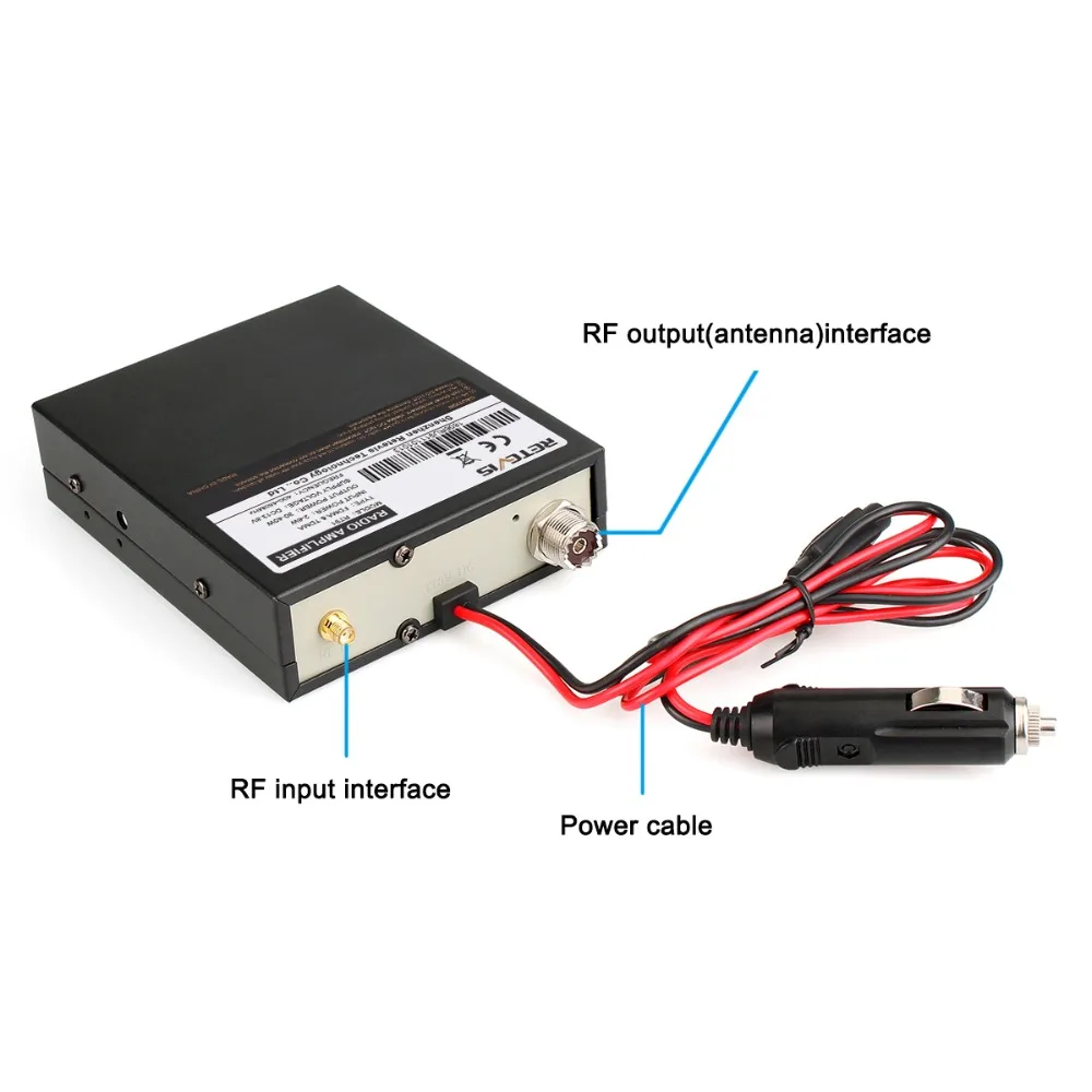 Retevis RT91 Ham радио усилитель VHF или UHF мощности для DMR RT3S/HD1 цифровой/аналоговый