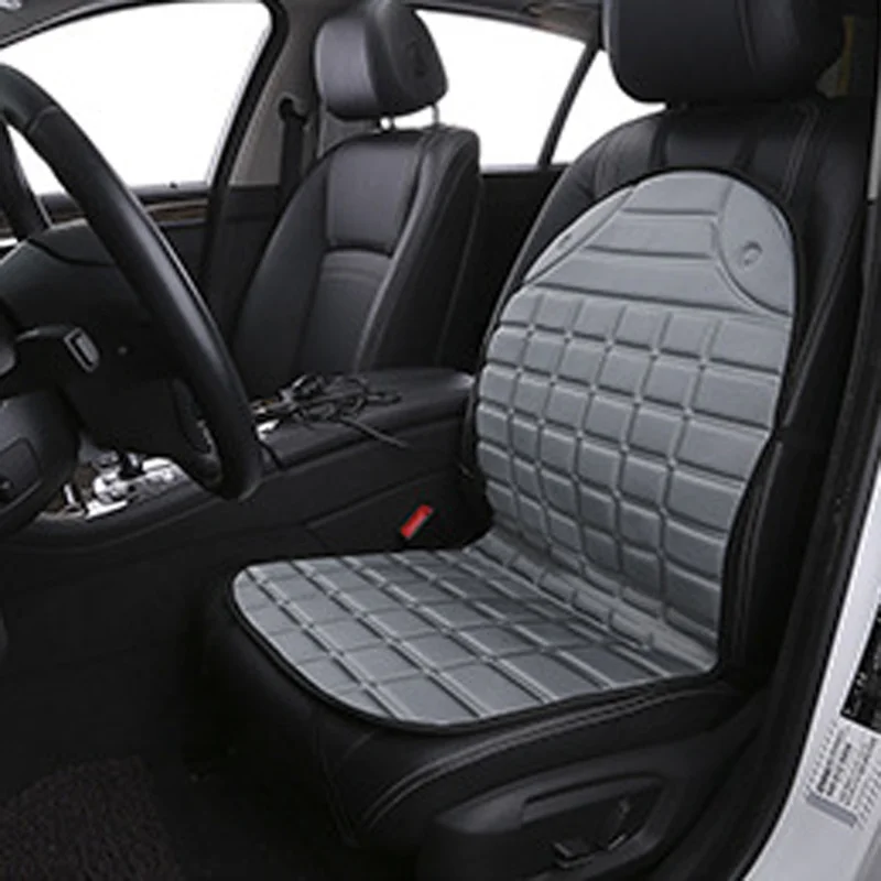 Portable 12V Car Heated Seat Cover Lightweight Fiber Composite