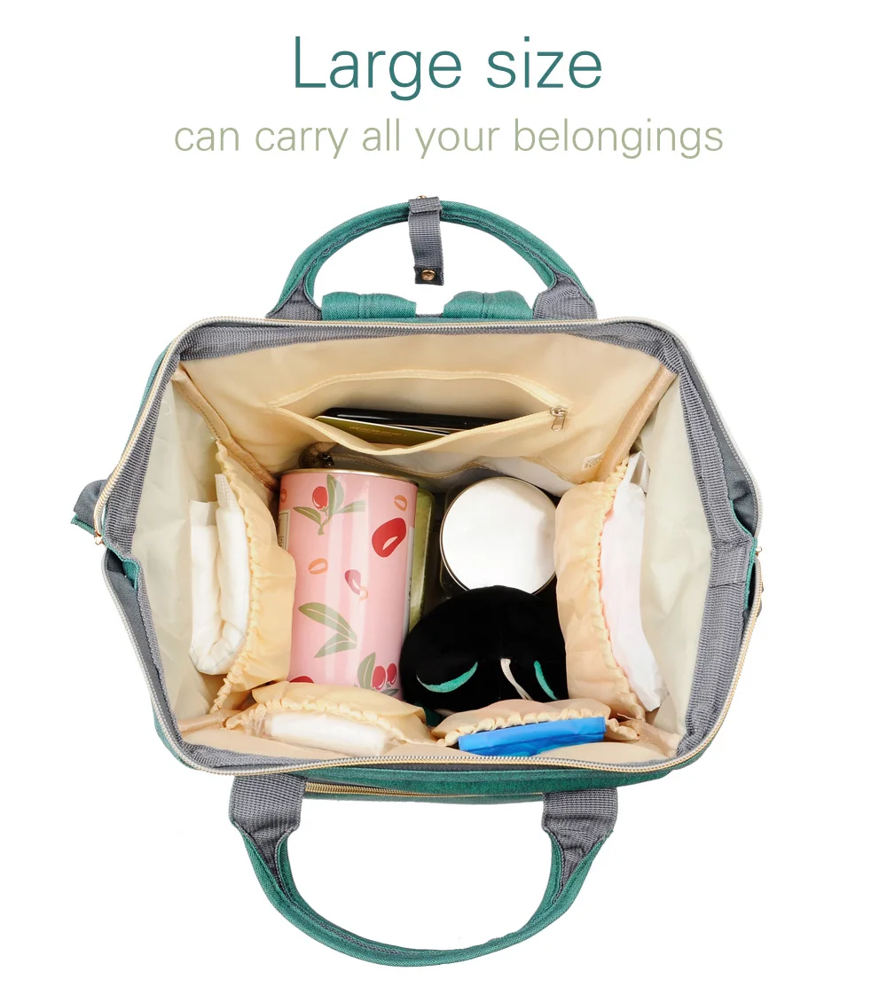LAND Baby Пеленки сумка модные Подгузники Сумки Большой Рюкзак Детские органайзер для беременных сумки для мамы сумки детские подгузники рюкзак/