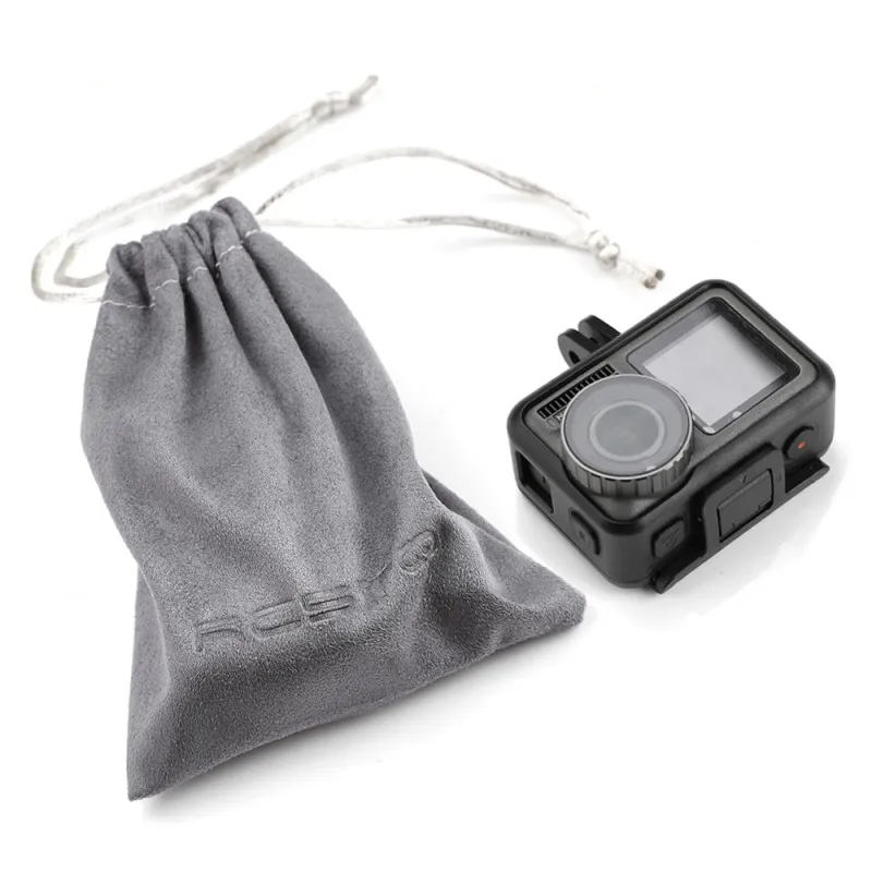 

Mini Carry Velvet Bag Camera Portable Carrying Velvet Pouch Storage Bag for DJI Osmo Action