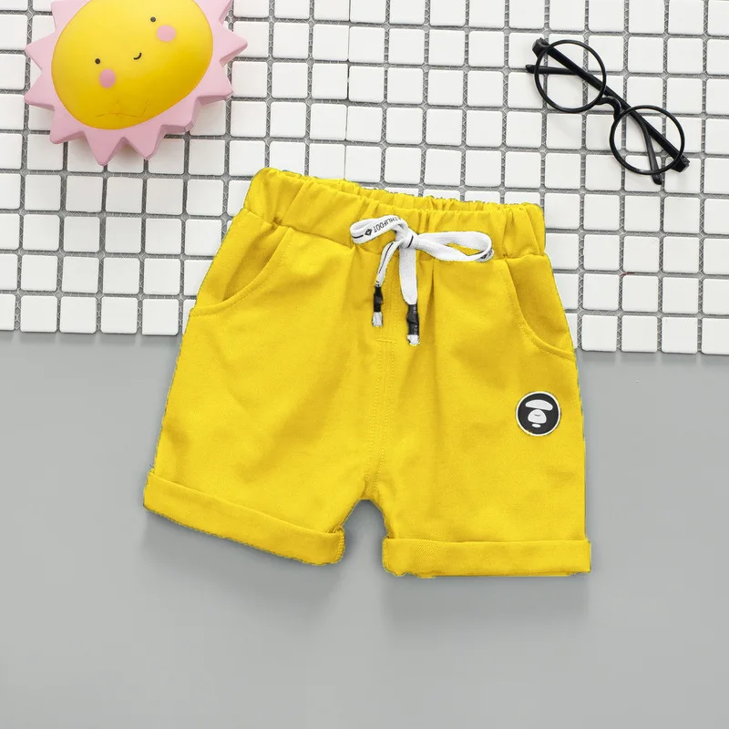 Летние шорты для маленьких мальчиков; Штаны для новорожденных; хлопковые модные короткие штаны для мальчиков; повседневная одежда для малышей; Одежда для младенцев