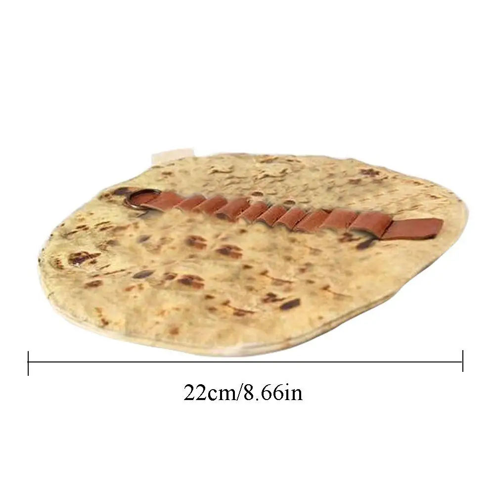  Funny Pencil Case Burrito Storage Bag Simulation Burrito Tortilla Roll School Supplies Spoof Pen Po