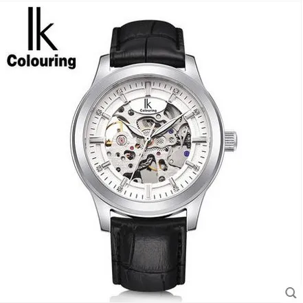 Ik for fully automatic mechanical watch cutout inveted male casual watch luminous watch
