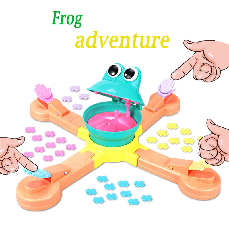 Educational Toy Parent-Child Desktop Interactive Game Feeding Toy Frogs Swallowing Bees Multi-Player Funny Game Toys 40JU27