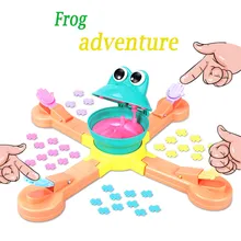 Educational Toy Parent-Child Desktop Interactive Game Feeding Toy Frogs Swallowing Bees Multi-Player Funny Game Toys 40JU27