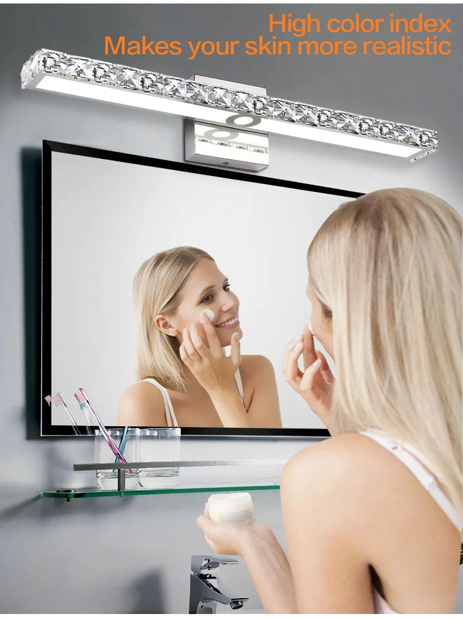 Luzes de Parede do Banheiro Espelho da Frente Luz do Banheiro Solfart Lâmpada Arandela Vaidade Luzes Gabinete Maquiagem Luminárias Led 24 China lamp sconces Suppliers