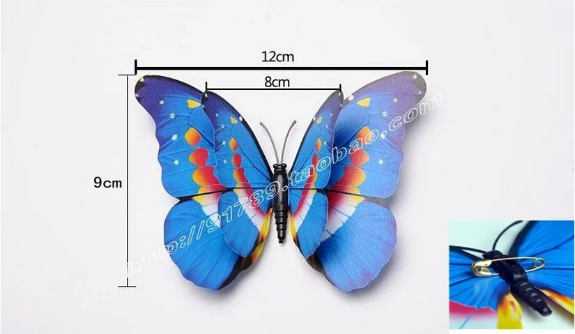 Аксессуары для украшения штор различные цвета искусственная бабочка Размер l120мм* 90 мм