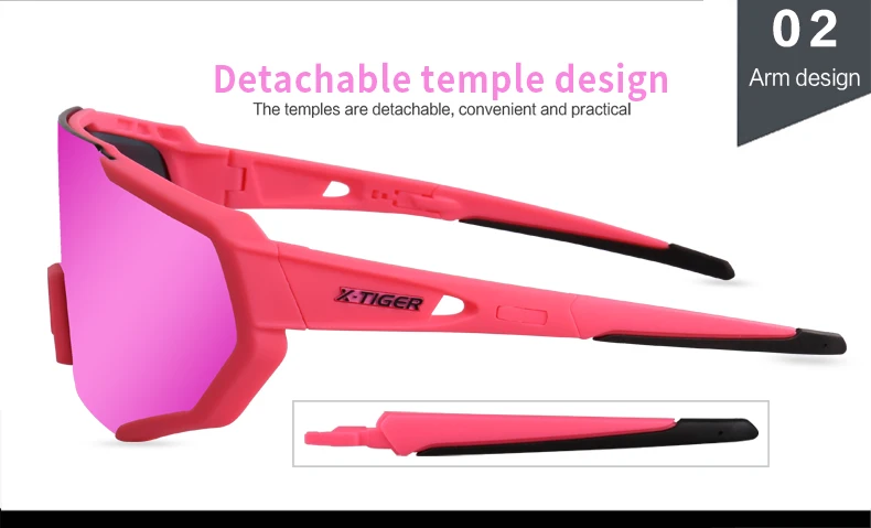 X-TIGER Women Polarized Cycling SunGlasses MTB Bicycle Cycling Eyewear Ciclismo Cycling Glasses Mountain Racing Bike Goggles