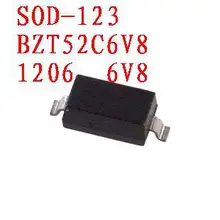 Стабилитрон bzt52c6v8 SOD-123 100 шт