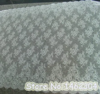 

3 Yards/PCS, New Gorgeous Wdding Lace Material White,DIY Chantilly Bridal Accessories Motif Top Quality, Wedding Lace Fabric