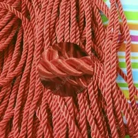 Диаметр около 8 мм 10 мм 20 мм красный хлопок три нити витые нитки Веревка Diy фурнитура Аксессуары(CA1019