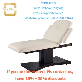 

Doshower DS-M09 spa table salon massage bed with solid wood bed massage table for spa massage bed table