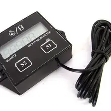 Цифровой тахометр двигателя, счетчик часов, тахометр, датчик двигателя, индуктивный ЖК-дисплей для мотора мотоцикла, морская бензопила, яма, велосипедная лодка