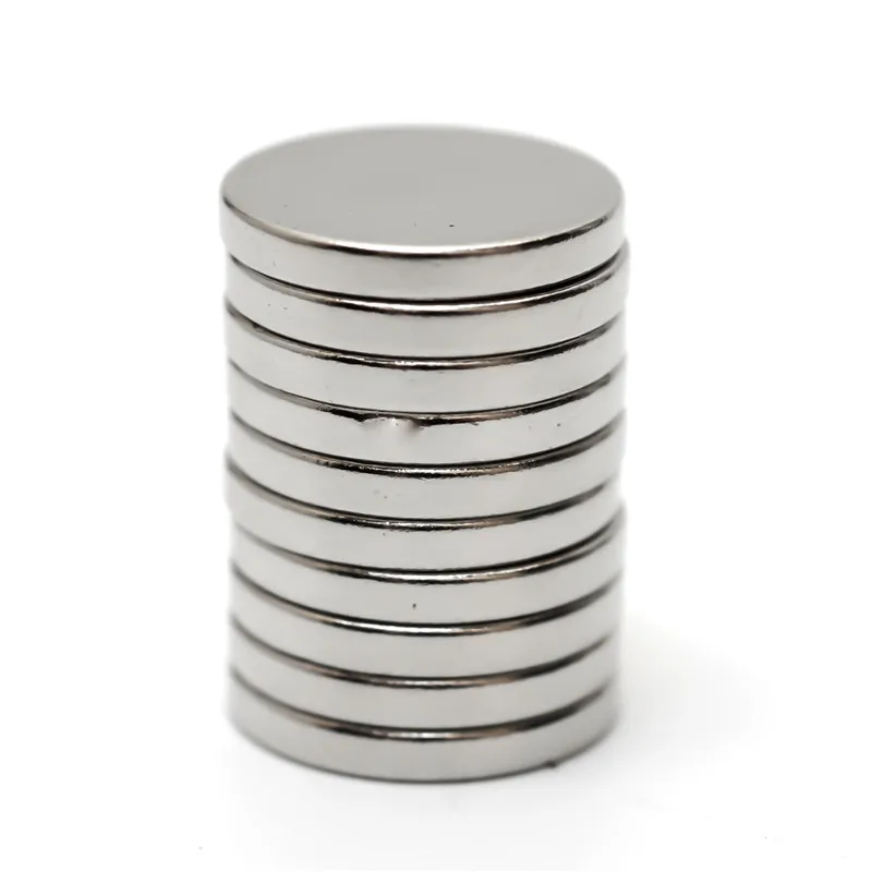 

U-JOVAN 10pcs 12 x 2mm N35 Small Round Super Strong Magnet Rare Earth Neodymium Magnets