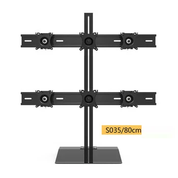 

Full Motion 13-24 inch Screen Monitor Holder 6 Screen Mount Desktop Stand 360 Degree Rotation Loading 10kgs Each Head