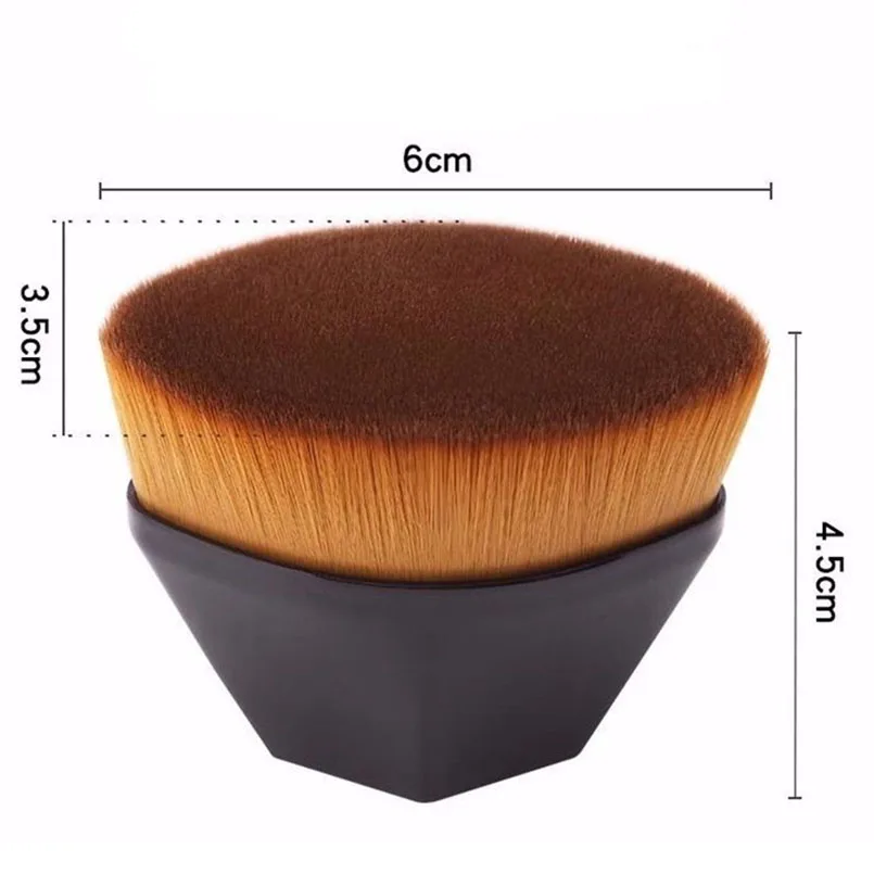 Flower flat foundation brush 6
