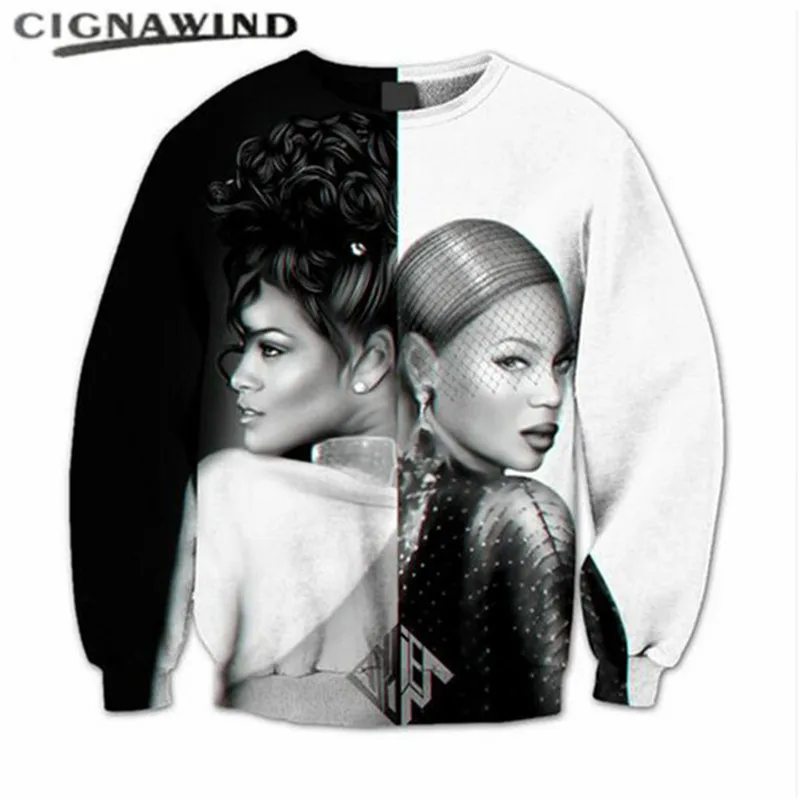 

Newest hoodie 3D print Sublimation Rihanna Beyonce Yin Yang fleece Sweatshirt men/women unisex hip hop style streetwear topS-5X