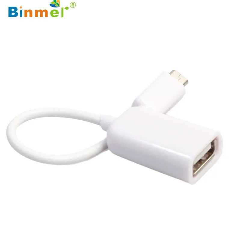 Binmer USB 2,0 A Женский к Micro B Мужской адаптер кабель Micro USB хост Режим OTG кабель Sep 15