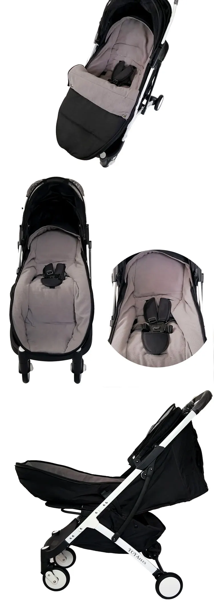 Carrinho de Bebê Bolsa de Dormir Frio e Manter Acessórios para Carrinho de Criança Footmuff Evitar Vento Quente Capa Yoyaplus pé 5 Cheap Acessórios p carrinhos