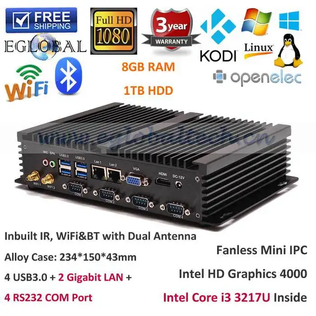 fanless mini pc embedded
