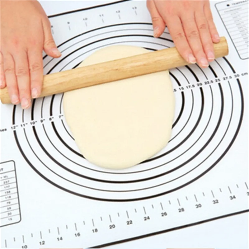 

Silicone Baking Sheet Rolling Dough Pastry Cakes Bakeware Liner Pad Mat Oven Pasta Rolling Pins & Pastry Boards Fiberglass