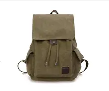 Hot Men Canvas Backpack Fashion School Satchel Bags Casual Travel Rucksack Shoulder Bags bolsas mochila JIE-018