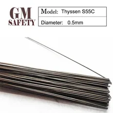 Thyssen S55C 0,5 мм лазерная сварочная проволока для сварки Высококачественная Сварка провода 200 шт. в 1 трубки L201