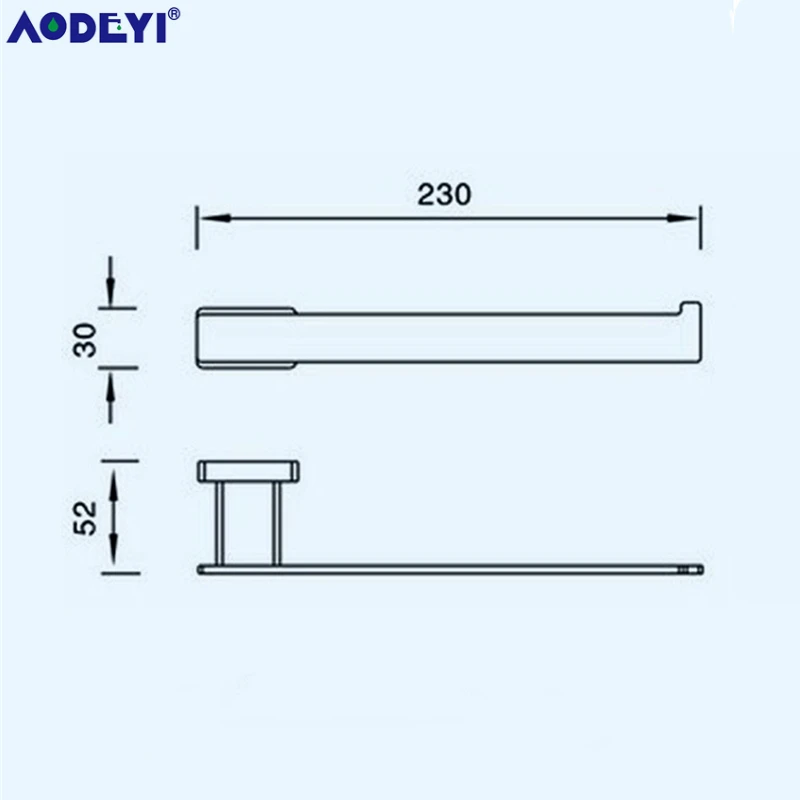 AODEYI набор аксессуаров для ванной комнаты, Твердый латунный крючок для халата, вешалка для полотенец, барная полка, держатель для бумаги, мыло, хромированные аксессуары для ванной комнаты