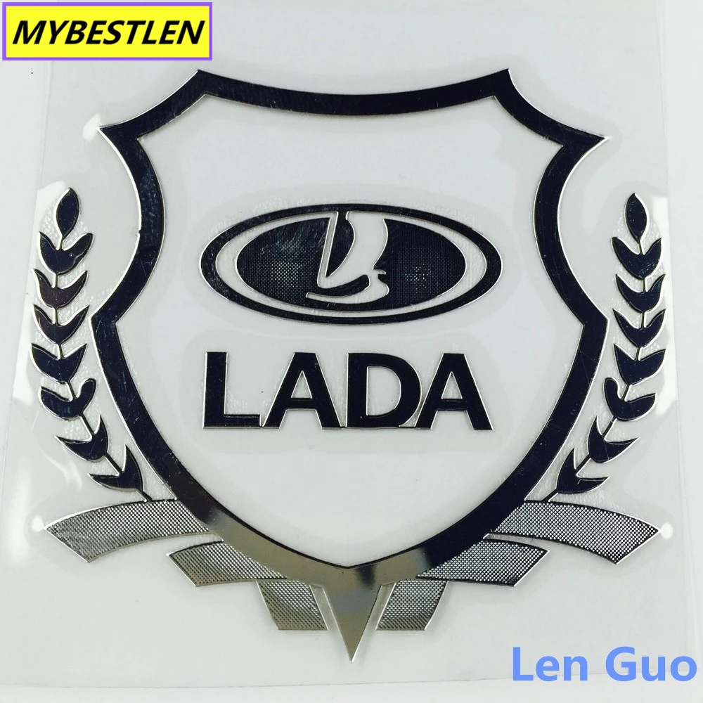 

GR-DG-11 Brand New car Gold metal Badge case For lada niva kalina priora granta largus vaz samara 2110 2110 car emblem