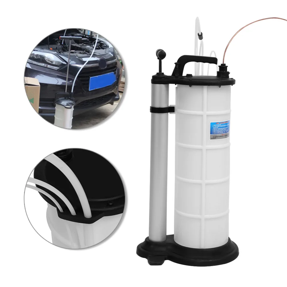 9L Waste Oil Water Suction Extraction Pump Fluid Vacuum Transfer Hand