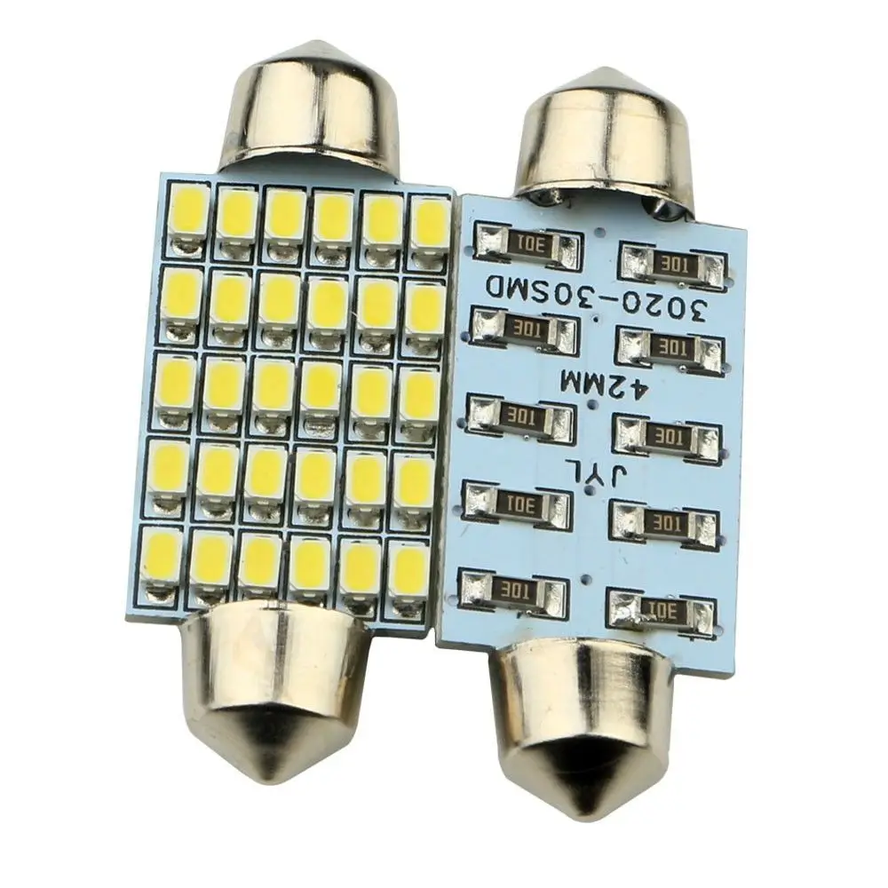 Лампада де тето 30 светодиодов торпеда Gol Celta Uno Palio Up Corsa 41 42 мм|led torpedo|torpedo ledled led |
