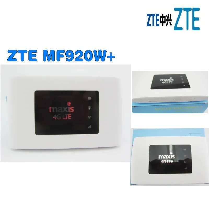 

UNLOCKED ZTE MF920 MF920w 4G FDD/TDD-LTE Wifi Router Max Up 32 Devices LED