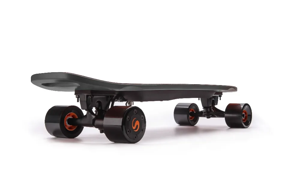 EnSkate WoBoard, мини электрический скейтборд, Лонгборд, скутер, умный скейтборд, пульт дистанционного управления, батарея samsung, 4 уровня скорости, черный