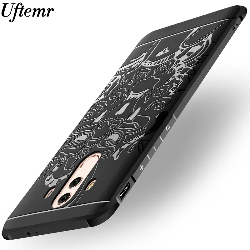 

Uftemr Phone Case for Huawei Mate 10 Pro Cover 3D Dragon Ultra Thin Soft Silicone Back Cover for Mate 10 Pro case Shockproof