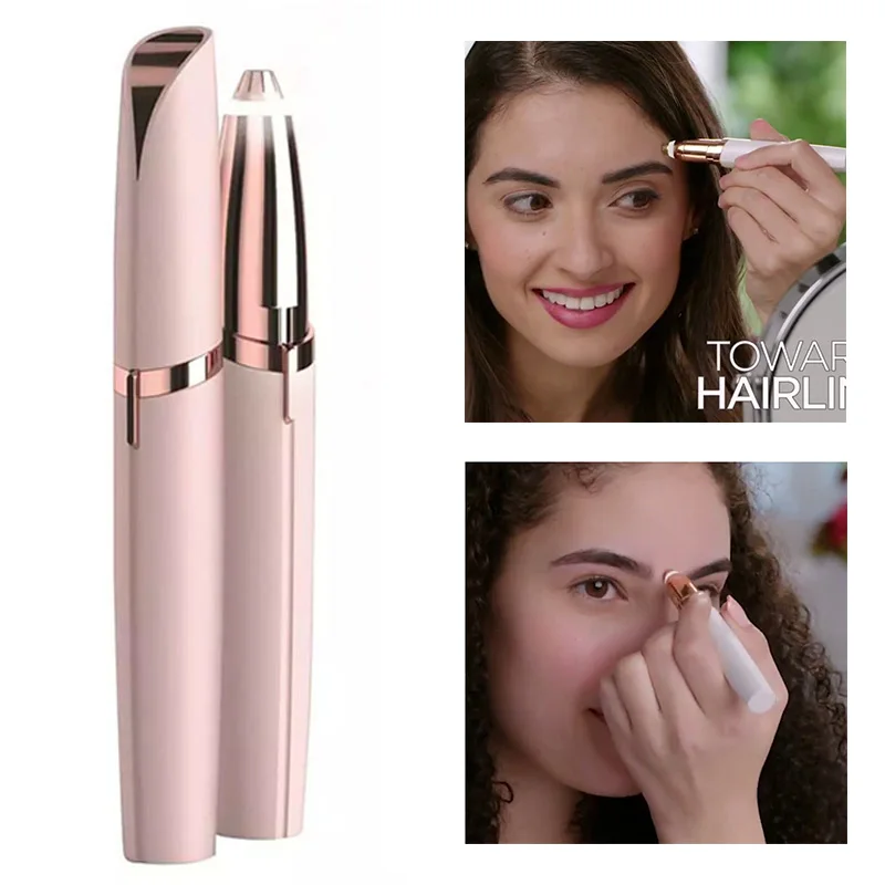 

Hight Quality Brows Eyebrow Trimmer Electric Hair Remover Painless Personal Face Care Instant Hair Remover Tool easy to carry