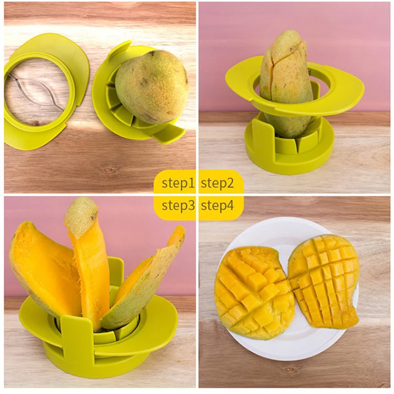 3pc/set Apple Cutting Machines Apple Slicer Knife Tomato Cutting Mango Splitters Sliced Corers Tool Cut Fruit Vegetable Tools